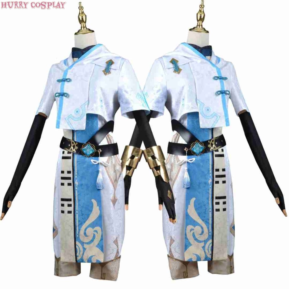 Game Cosplay,Genshin Impact,Genshin Impact Chongyun Cosplay Costume